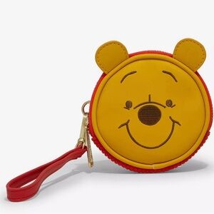 NWT Disney Yellow and Red Pooh Coin Purse